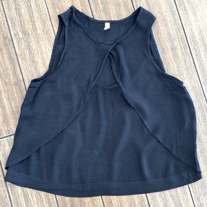 Free People Cutout Tank Top